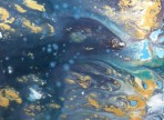 Záchvěvy Přítomnosti (2016) akryl a zlato na plátně 35x70cm
7000Kč 